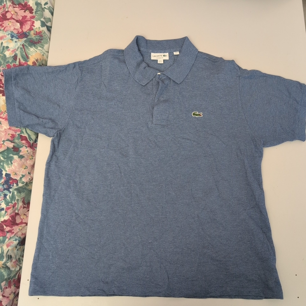 Lacoste Men's Blue Polo Shirt
